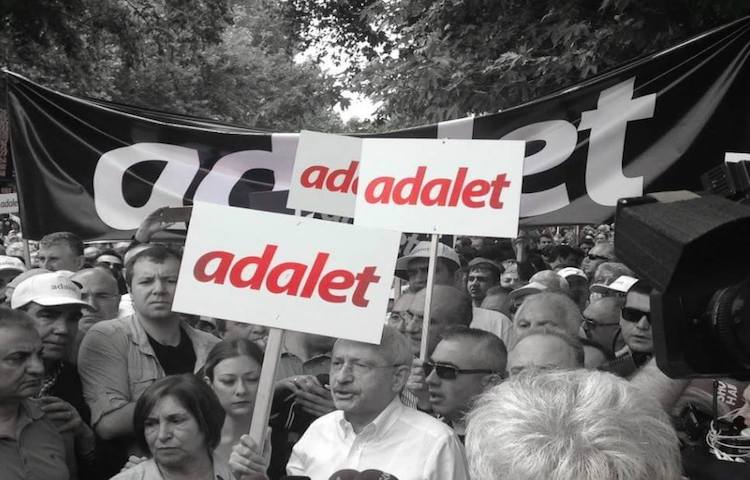 Arrest of CHP MP Enis Berberoğlu and CHP's Justice March