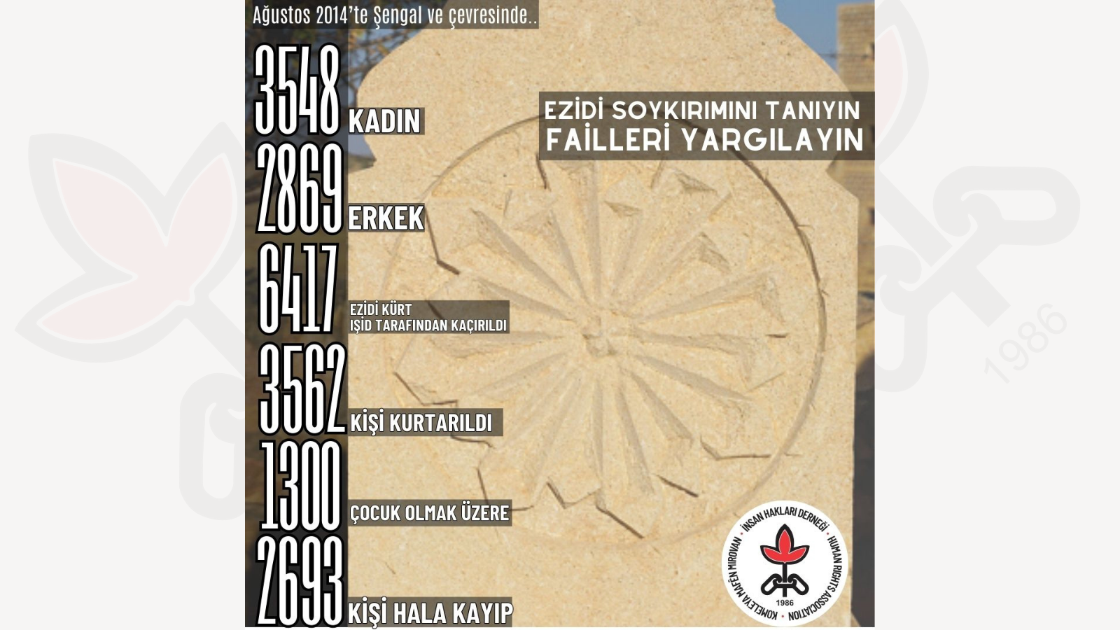 We Respectfully Commemorate Those Who Lost Their Lives in Yazidi Genocide