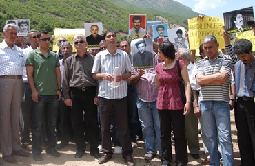 İHD TUNCELİ TEMSİLCİLİĞİ KAYIPLAR HAFTASI AÇIKLAMASI