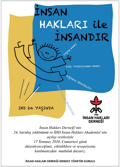 İHD Genel Merkezi - 24 Kuruluş Yıldönümü Programı