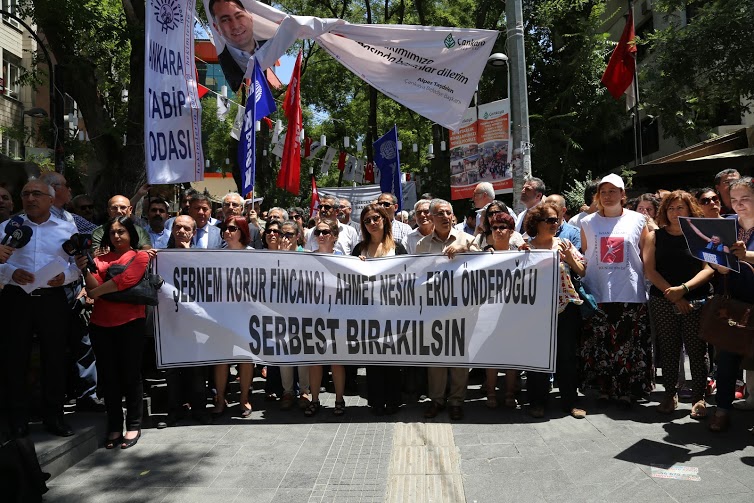 Şebnem Korur Fincancı, Ahmet Nesin ve Erol Önderoğlu Serbest Bırakılsın