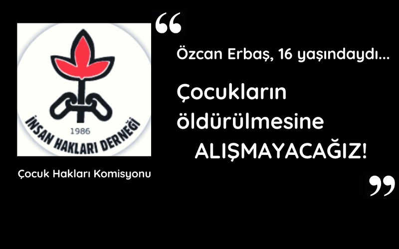 Çocukların Öldürülmesine Alışmayacağız!