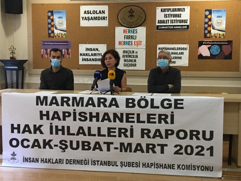 Marmara Bölgesi Hapishaneleri Üç Aylık Hak İhlalleri Raporu  (Ocak- Şubat- Mart 2021)